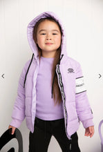 Load image into Gallery viewer, Imogen Detailed Hooded Puffer Jacket - Purple