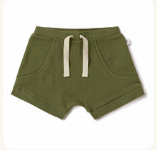 Load image into Gallery viewer, Olive Organic Shorts