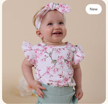 Load image into Gallery viewer, Cherry Blossom Organic T-Shirt with Frill
