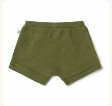 Load image into Gallery viewer, Olive Organic Shorts