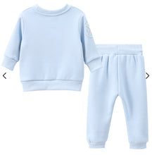 Load image into Gallery viewer, Vienna Detailed Crew Set - Powder Blue