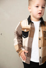 Load image into Gallery viewer, Albie Shirt Jacket - Biscuit Check