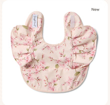 Load image into Gallery viewer, Cherry Blossom Frill Snuggle Bib