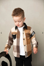Load image into Gallery viewer, Albie Shirt Jacket - Biscuit Check
