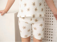 Load image into Gallery viewer, Ellie Embossed Shorts - Cream Print