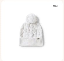 Load image into Gallery viewer, White Organic Knit Beanie