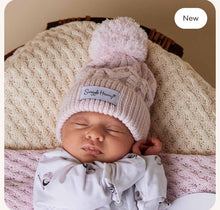 Load image into Gallery viewer, Blush Pink Organic Baby Knit Beanie