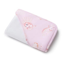 Load image into Gallery viewer, Unicorn Organic Hooded Baby Towel