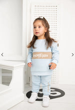 Load image into Gallery viewer, Vienna Detailed Crew Set - Powder Blue