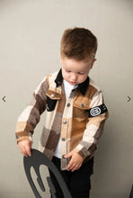 Load image into Gallery viewer, Albie Shirt Jacket - Biscuit Check