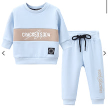 Load image into Gallery viewer, Vienna Detailed Crew Set - Powder Blue