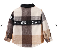 Load image into Gallery viewer, Albie Shirt Jacket - Biscuit Check