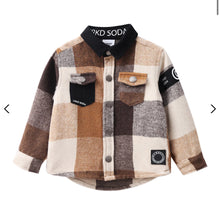 Load image into Gallery viewer, Albie Shirt Jacket - Biscuit Check
