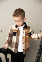 Load image into Gallery viewer, Albie Shirt Jacket - Biscuit Check