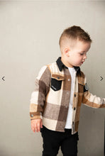 Load image into Gallery viewer, Albie Shirt Jacket - Biscuit Check