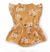 Load image into Gallery viewer, Golden Flower Organic Dress