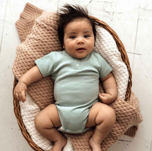 Load image into Gallery viewer, Sage Short Sleeve Organic Bodysuit