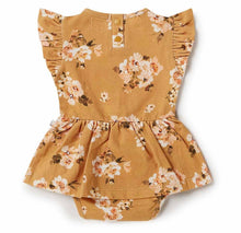 Load image into Gallery viewer, Golden Flower Organic Dress