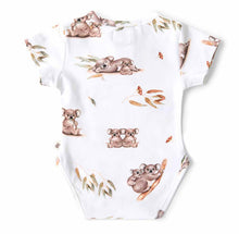 Load image into Gallery viewer, Koala Short Sleeve Organic Bodysuit