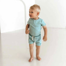 Load image into Gallery viewer, Sage Short Sleeve Organic Bodysuit