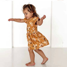 Load image into Gallery viewer, Golden Flower Organic Dress