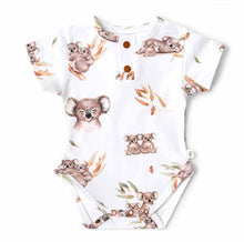 Load image into Gallery viewer, Koala Short Sleeve Organic Bodysuit