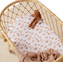Load image into Gallery viewer, Paradise Bassinet Sheet / Change Pad Cover