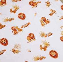 Load image into Gallery viewer, Lion Fitted Cot Sheet