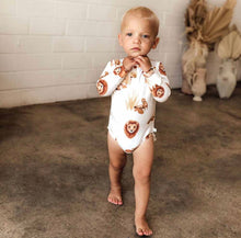 Load image into Gallery viewer, Lion Long Sleeve Organic Bodysuit