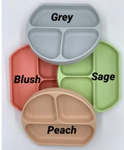 Load image into Gallery viewer, Baby Suction Divided Plate with Lid