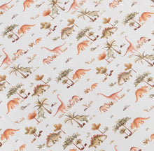 Load image into Gallery viewer, Dino Bassinet Sheet / Change Pad Cover
