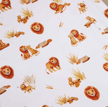 Load image into Gallery viewer, Lion Bassinet Sheet / Change Pad Cover