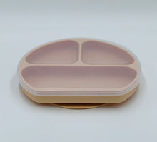 Load image into Gallery viewer, Baby Suction Divided Plate with Lid