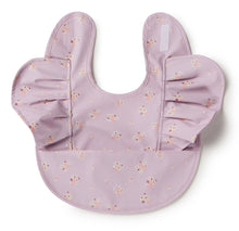 Load image into Gallery viewer, Lilac Bloom Frill Snuggle Bib