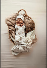 Load image into Gallery viewer, Fox | Baby Jersey Wrap & Beanie Set
