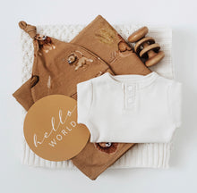 Load image into Gallery viewer, Roar | Baby Jersey Wrap & Beanie Set