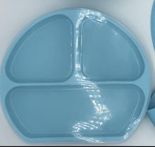 Load image into Gallery viewer, Baby Suction Divided Plate with Lid