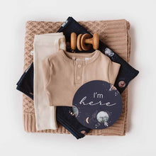 Load image into Gallery viewer, Milky Way Baby Jersey Wrap & Beanie Set