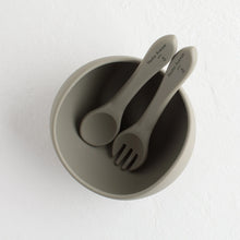 Load image into Gallery viewer, Perfect starting Suction Bowl with spoon and fork