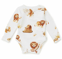 Load image into Gallery viewer, Lion Long Sleeve Organic Bodysuit