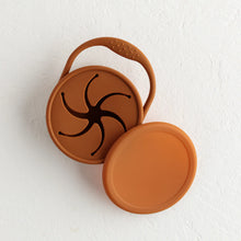 Load image into Gallery viewer, Collapsible Silicone Snack cup with lid