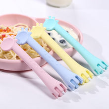 Load image into Gallery viewer, Giraffe Baby Training Spoon & Fork - Baby Spoon