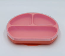 Load image into Gallery viewer, Baby Suction Divided Plate with Lid