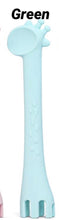 Load image into Gallery viewer, Giraffe Baby Training Spoon & Fork - Baby Spoon