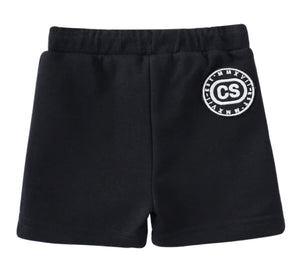 Brock Detailed Shorts - Black