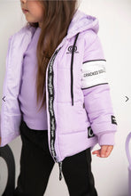 Load image into Gallery viewer, Imogen Detailed Hooded Puffer Jacket - Purple
