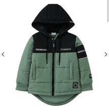 Load image into Gallery viewer, Flint Hooded Puffer Jacket- Olive
