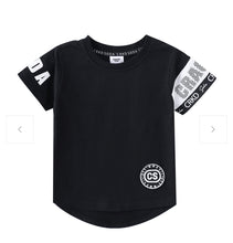 Load image into Gallery viewer, Cole Detailed Sleeve Tee - Black
