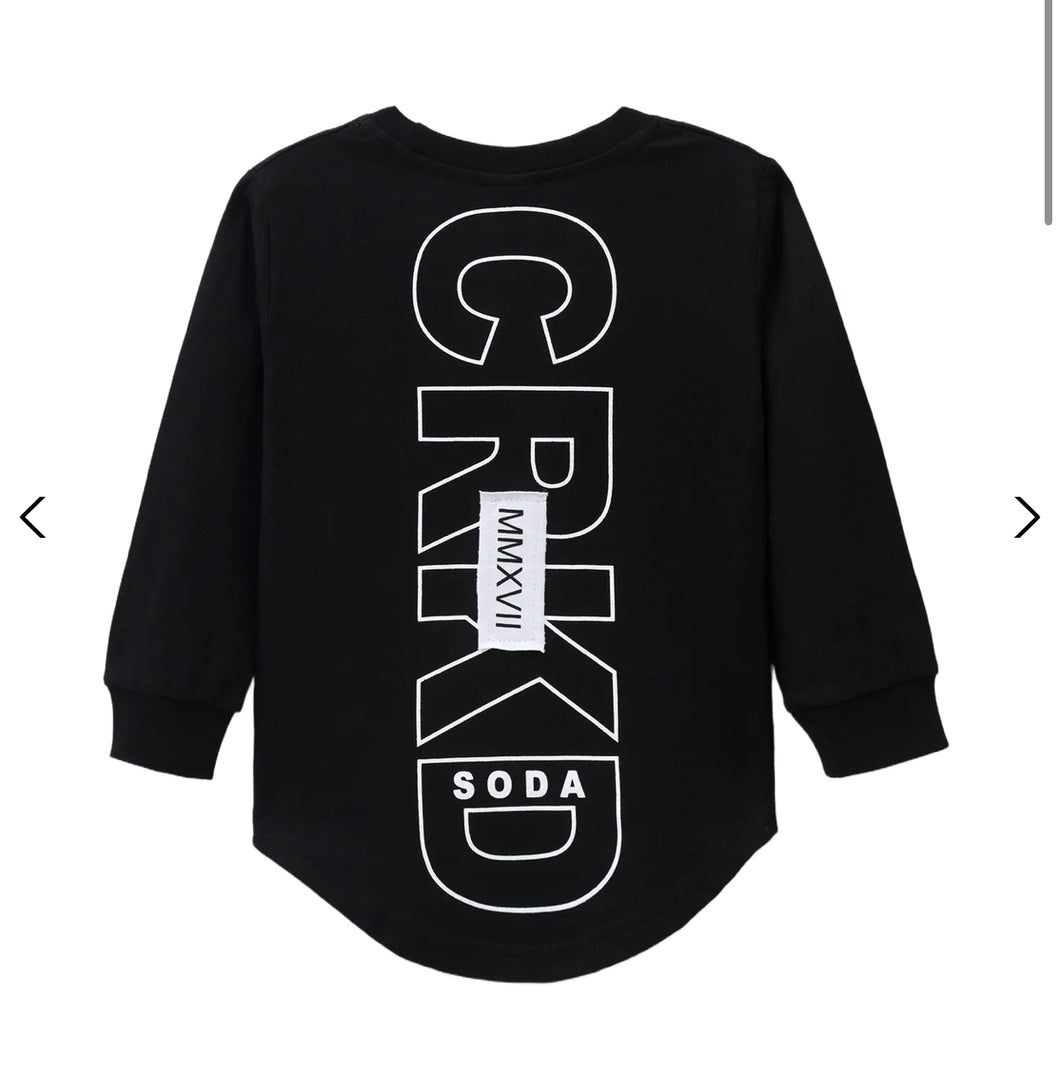 Zack CRKD Tee - Black