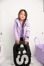 Load image into Gallery viewer, Imogen Detailed Hooded Puffer Jacket - Purple
